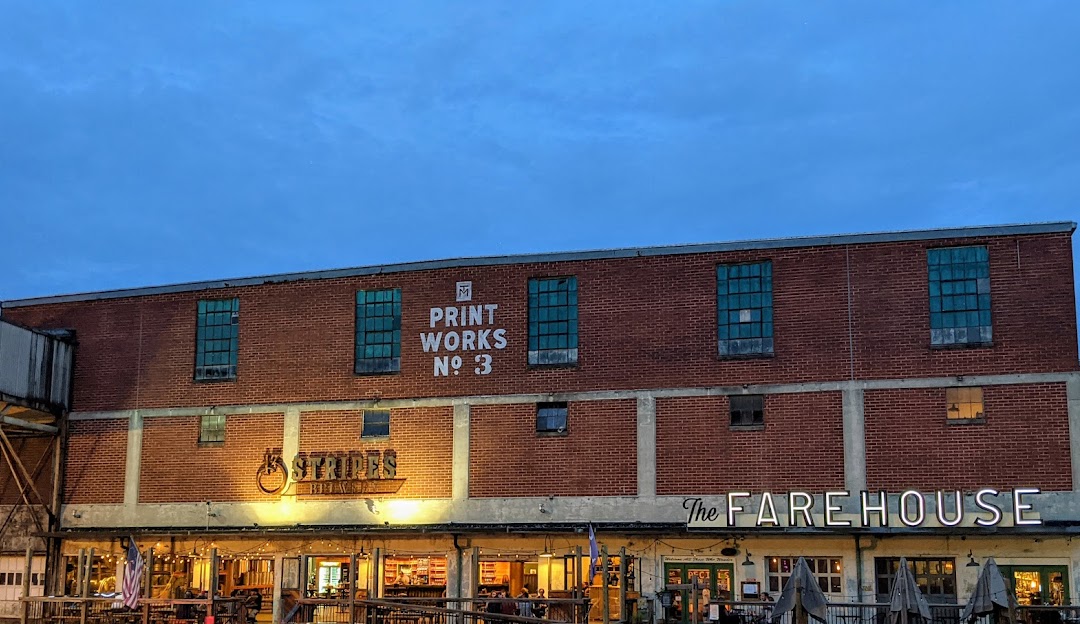 Historic Print Works building in Taylors, SC
