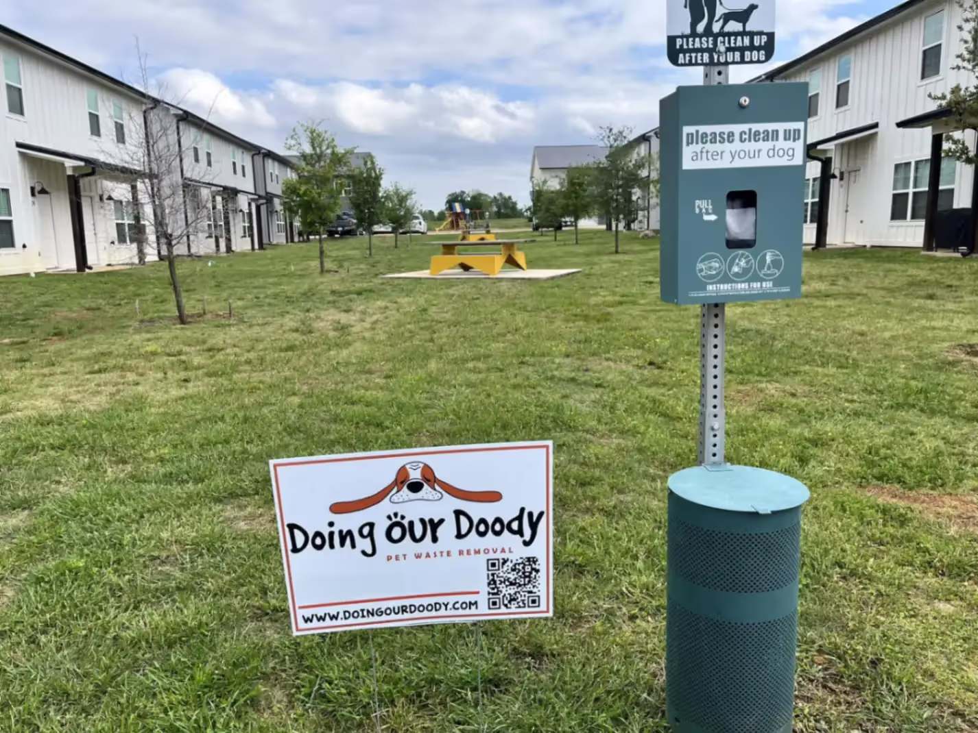 Doing Our Doody commercial pet waste removal service