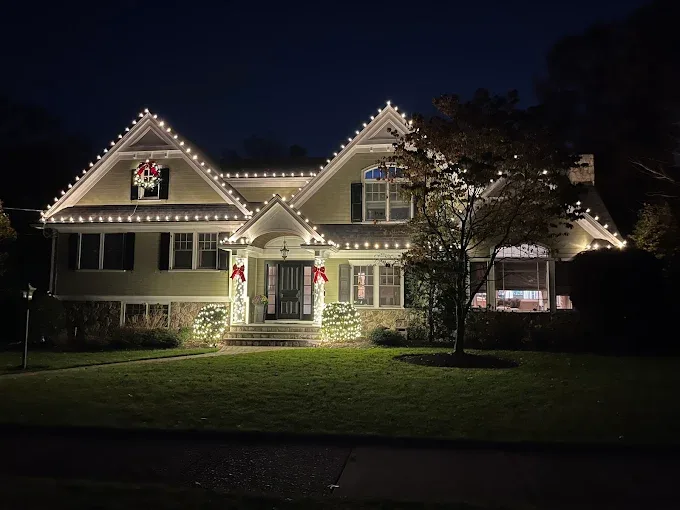 Christmas lighting installed by JVS Christmas Lighting