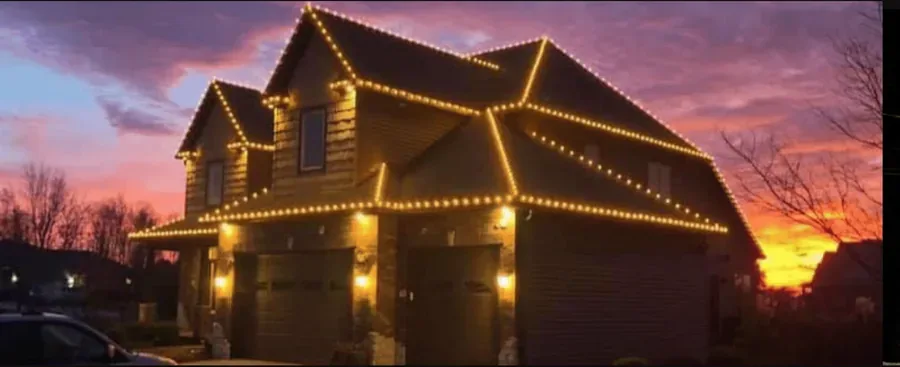 Ridgeline Christmas lighting by JVS