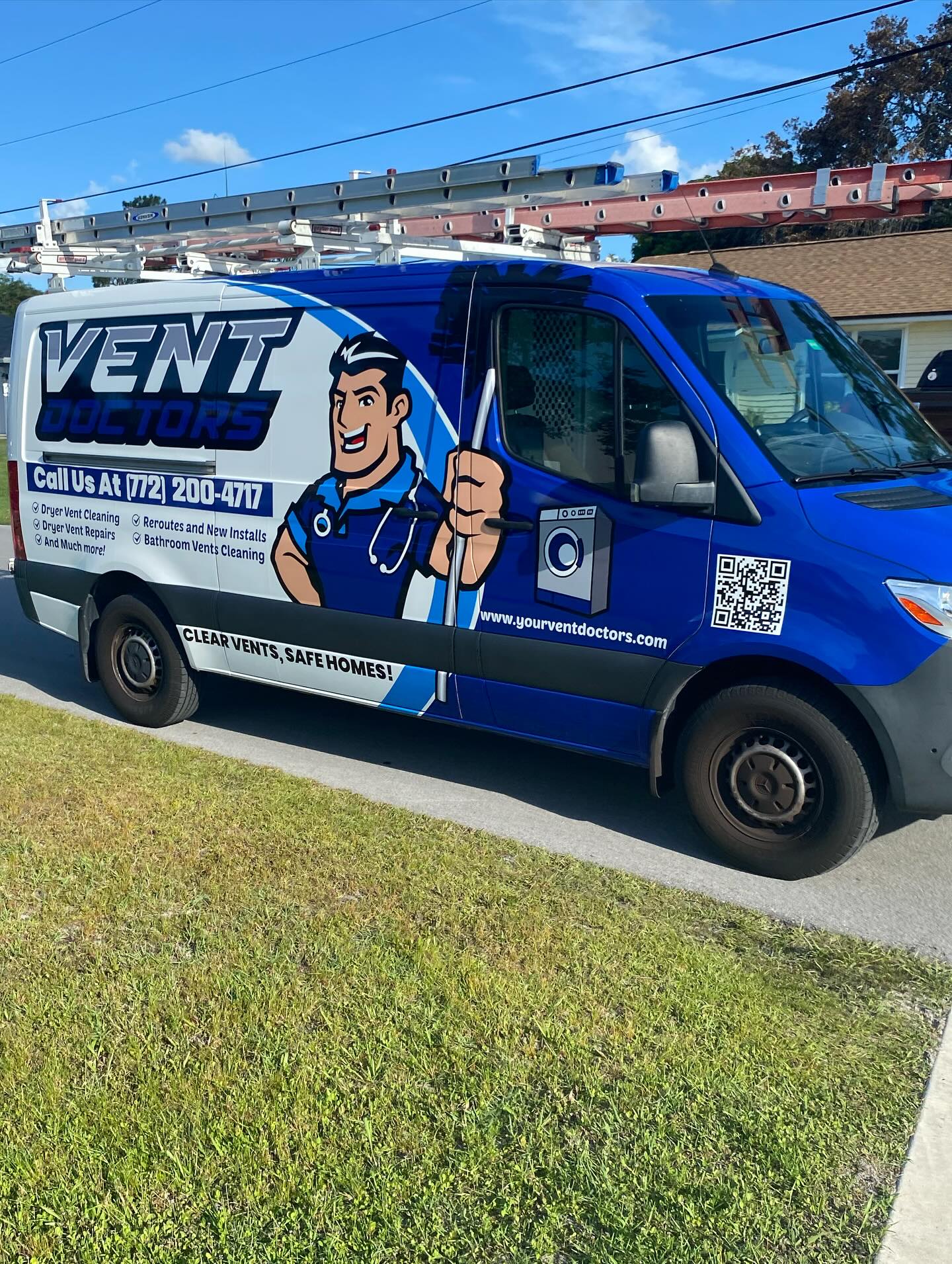 Dryer Vent Doctors service van serving Martin County, FL