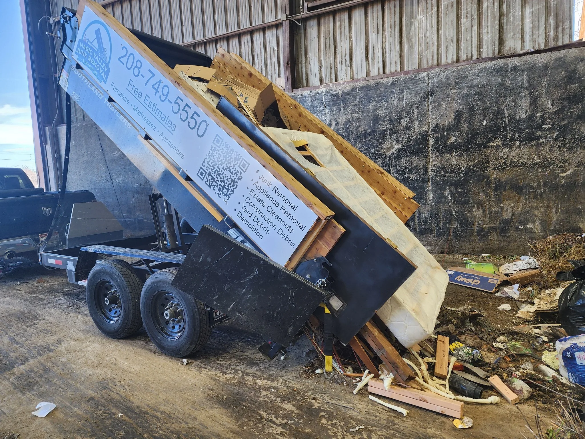 Magic Valley Junk Removal & Demolition team at work