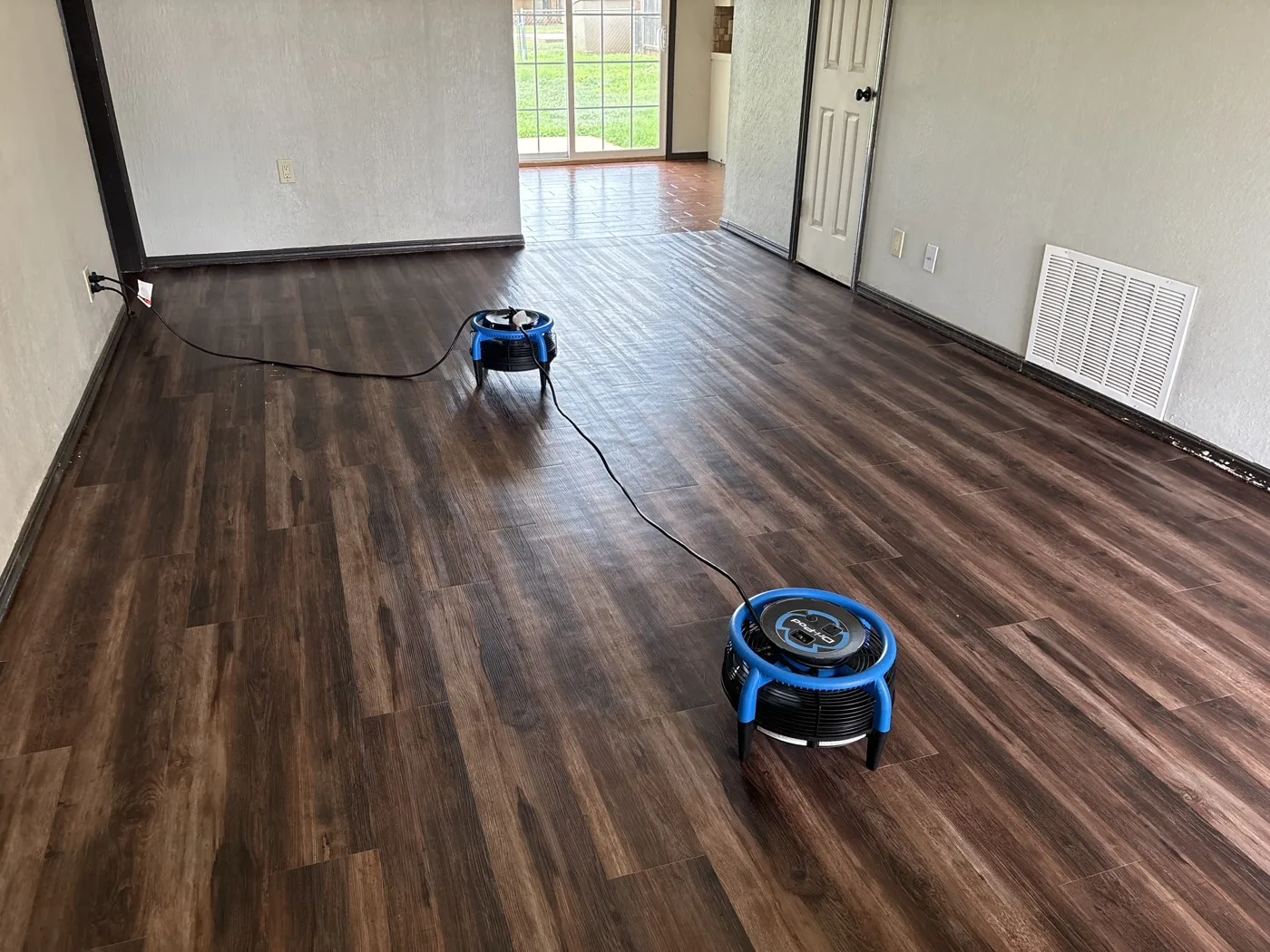 Luxury Vinyl Plank Cleaning photographed by Aqua Steam
