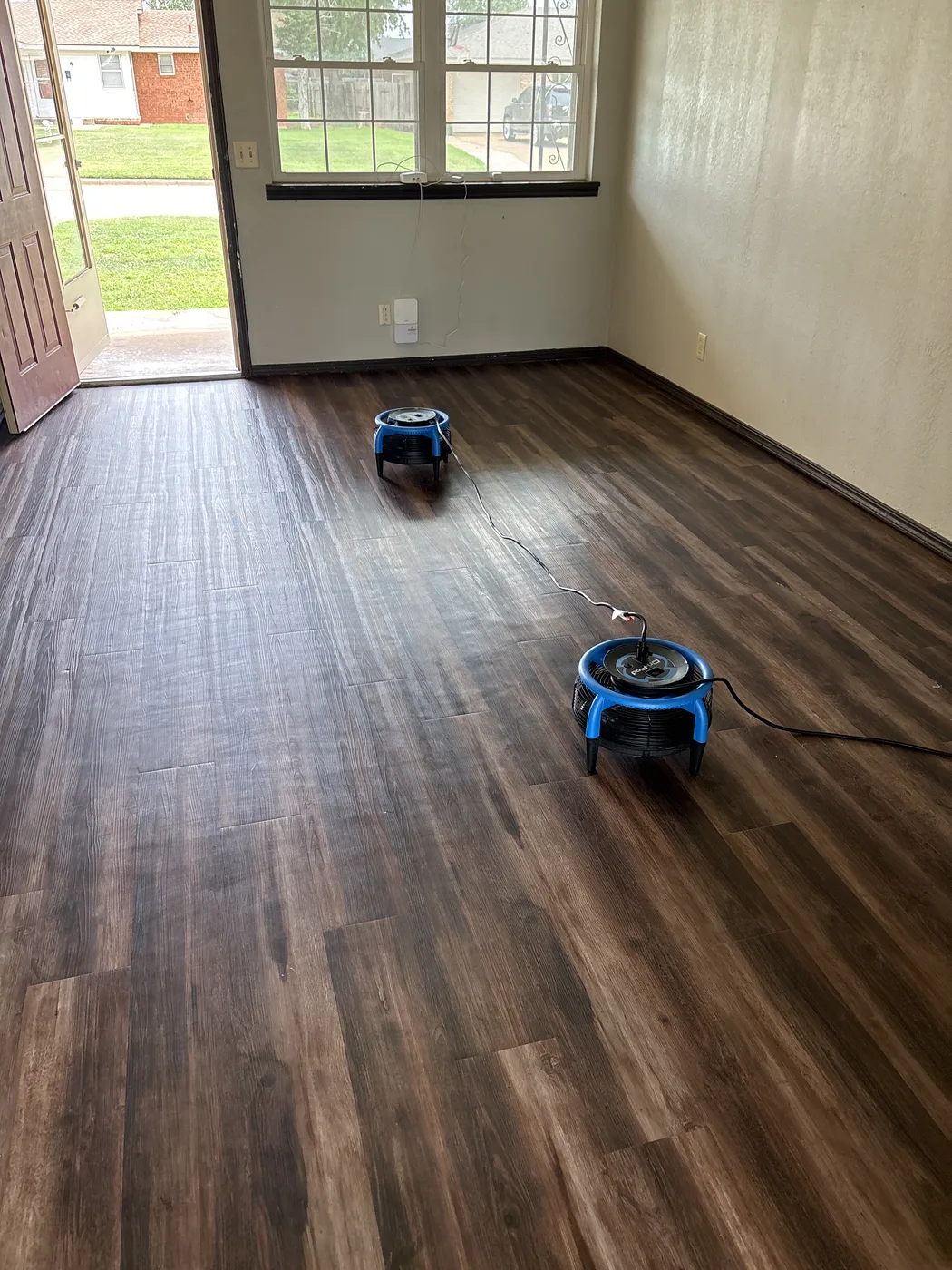 Luxury Vinyl Plank Cleaning work by Aqua Steam