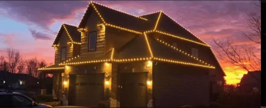 Christmas lighting installed by JVS Christmas Lighting