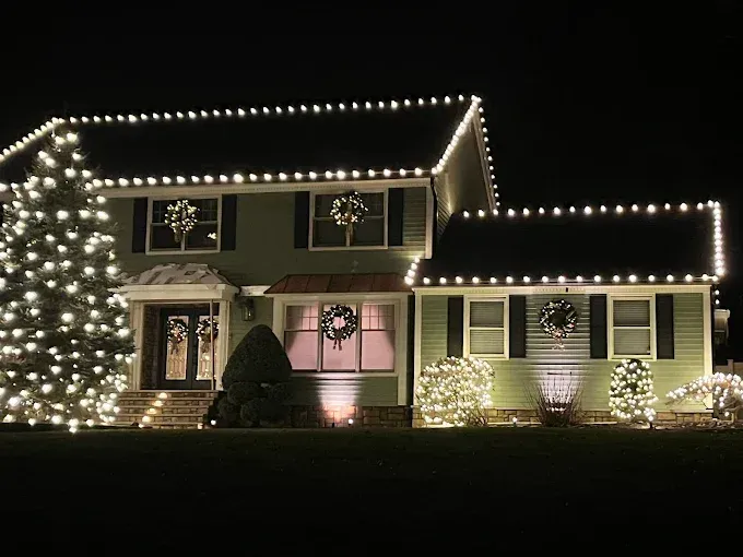 Christmas lighting installed by JVS Christmas Lighting
