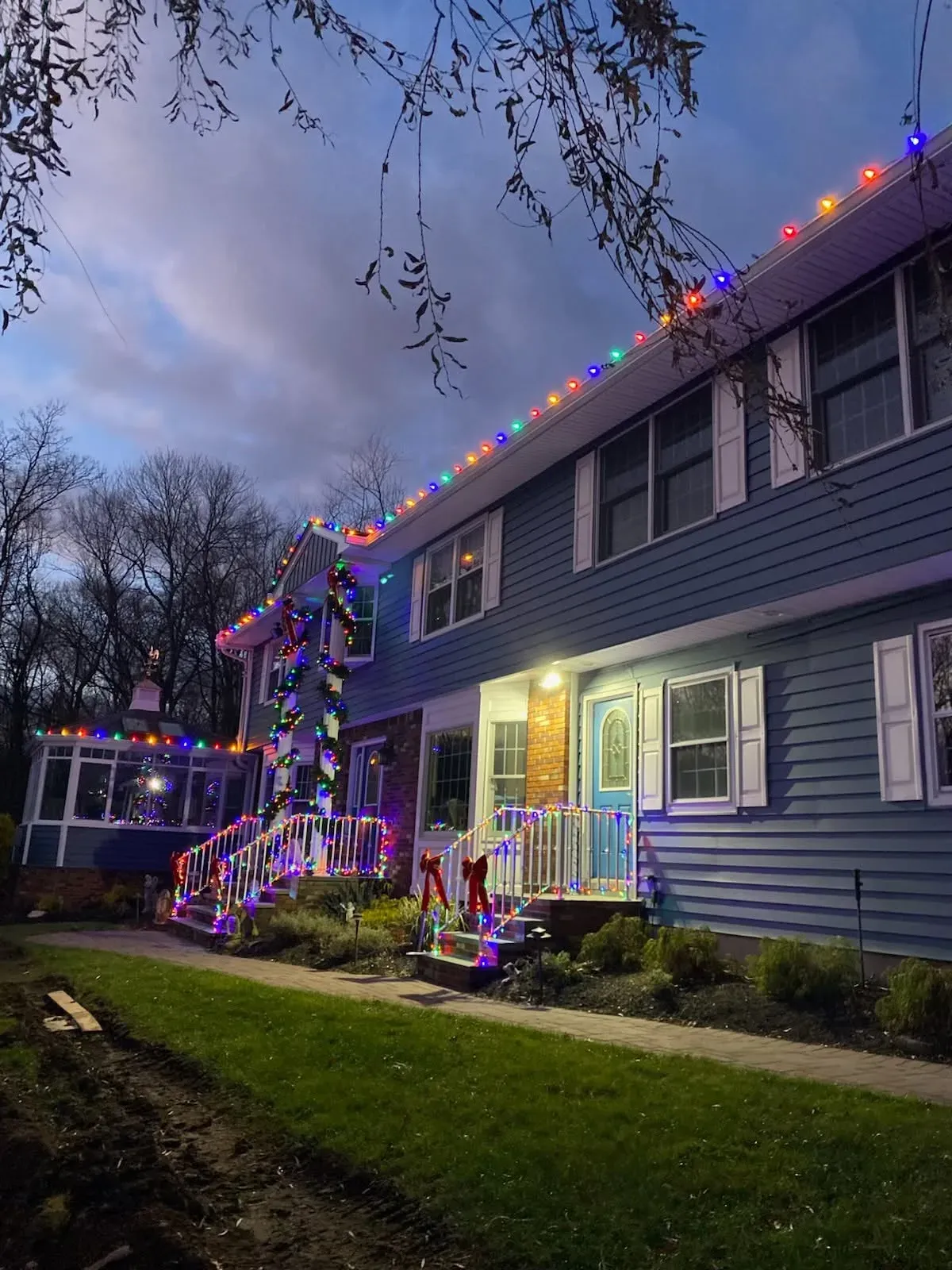 Christmas lighting installed by JVS Christmas Lighting