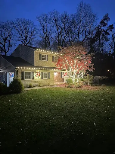 Christmas lighting installed by JVS Christmas Lighting