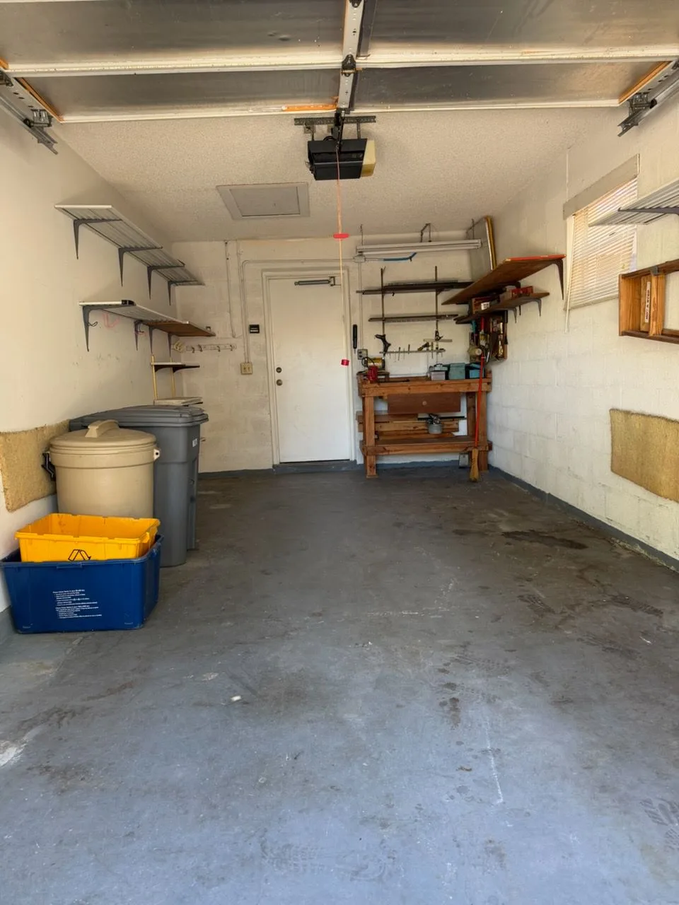 The same garage cleared and swept clean after Dump Wizard's visit