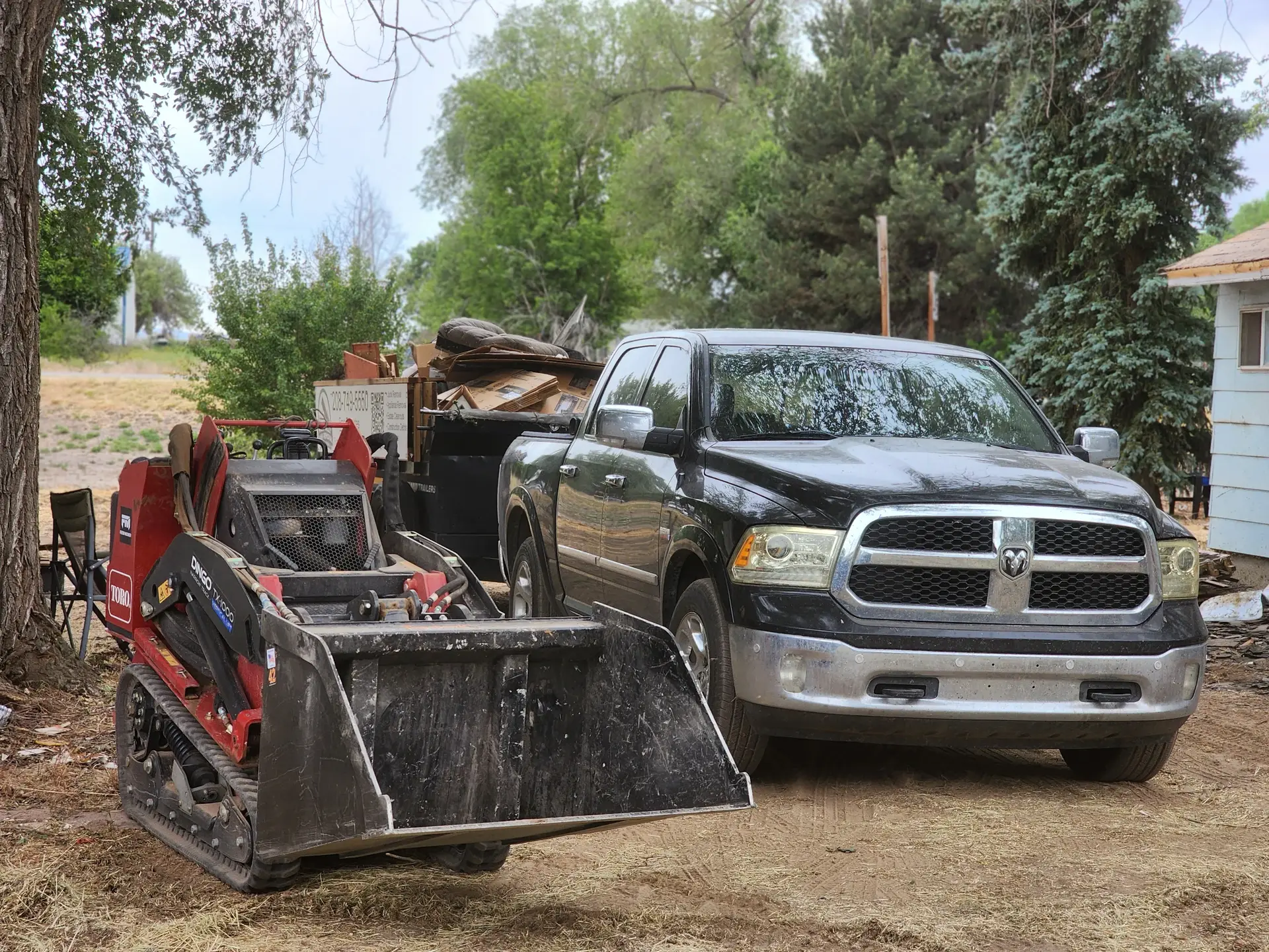Our crew ready to haul