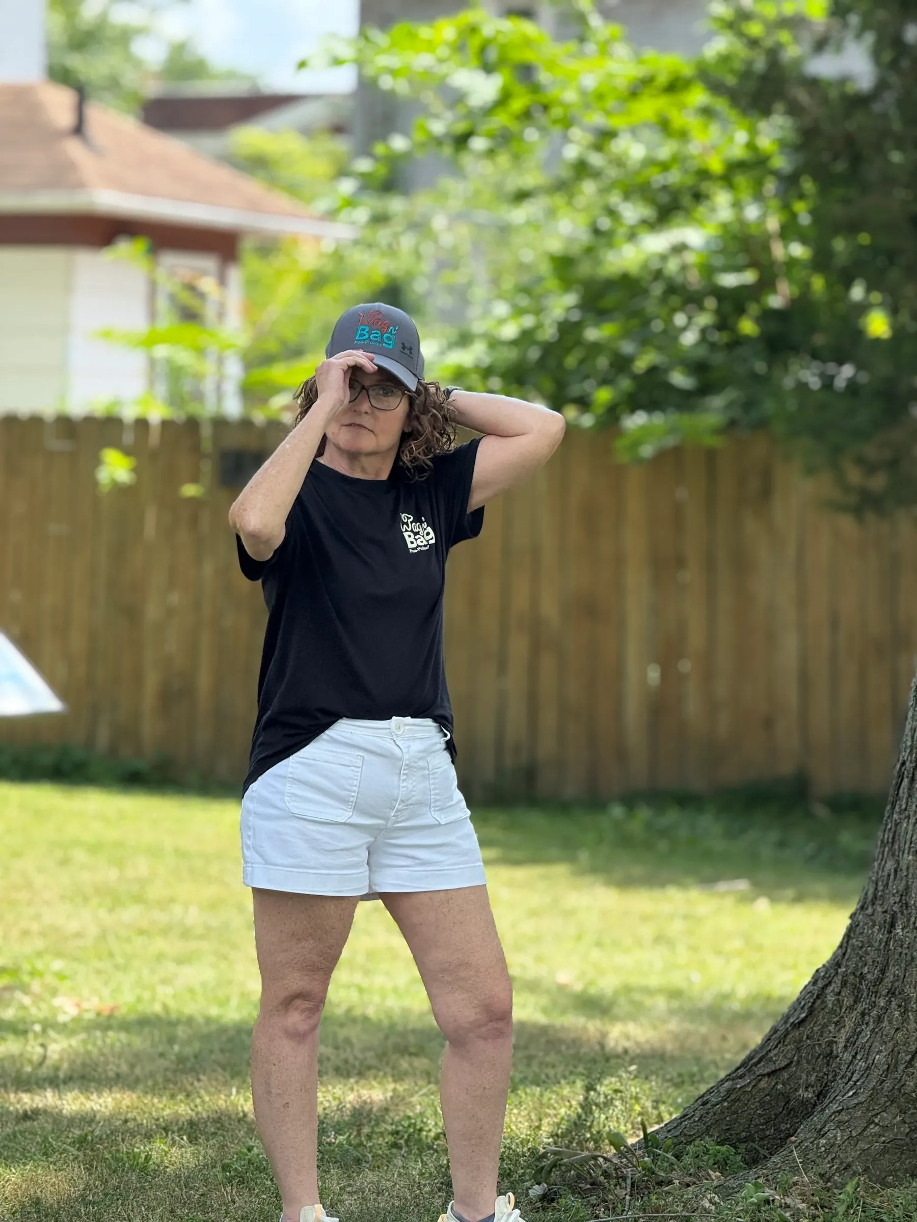 Out in the field keeping yards clean