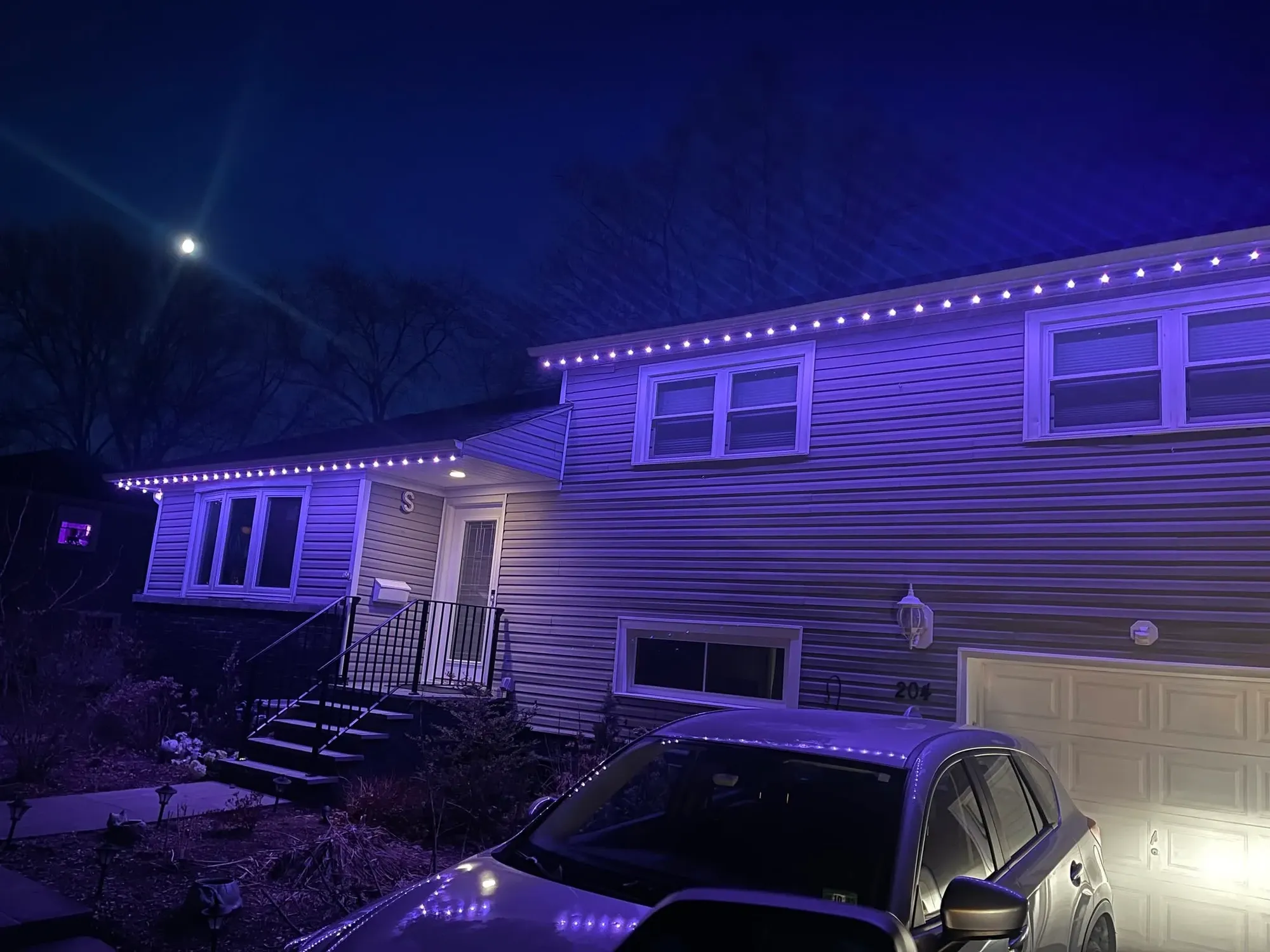 Christmas lighting installed by JVS Christmas Lighting